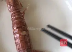 Salt water Illustration of how to make shrimps and mushrooms 7