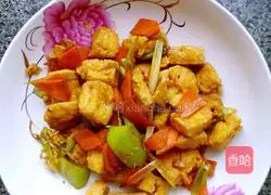 Illustration of making sweet and sour homemade tofu 6