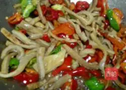 Illustration of how to make stir-fried tripe 6