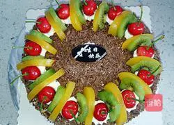 Classic chocolate cake recipe 10 illustrations