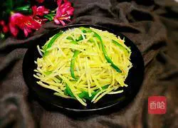 Illustration of how to make stir-fried shredded potatoes 18