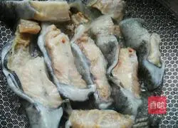 Illustration of braised sea cucumber grouper fish 3