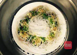 Illustration of how to make steamed abalone with vermicelli 8