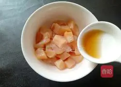 Illustration of how to make fried chicken breast with pineapple 4