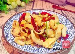 Illustration of how to make spicy chicken tripe 6