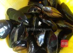 Illustration of how to make steamed green-mouthed clams 3