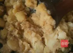 Illustration of making mashed potato rice bowl 13