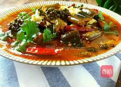 Illustration of how to make boiled eel slices 15