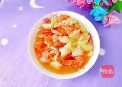 Illustration of how to make fried shrimps with zucchini 13