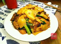 Illustration of making twice-cooked pork with sweet potato skin 14