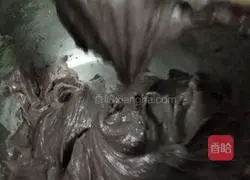 Illustration of how to make purple sweet potato and cocoa puffs 5