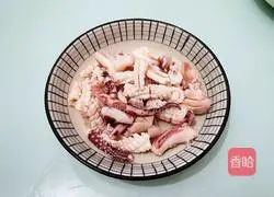 Illustration of how to make fried squid with cucumber 8