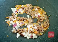 Illustration of how to make beef tomato sauce pasta 5