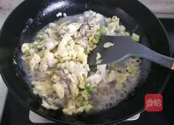 Illustration of how to make scrambled eggs with oysters 10