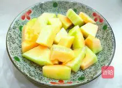 Hami Melon Bangbang Chicken Recipe Illustration 5