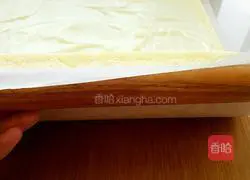 Illustration of how to make chiffon cream cake roll 20
