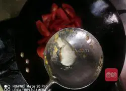 Illustration of how to make tomatoes and eggs 8