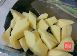 Illustration of how to make microwave mashed potatoes 3