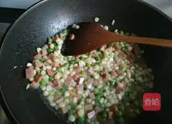 Illustration of how to make stir-fried Sanding 5