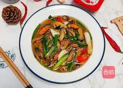 Illustrated recipe for spicy fried Haihong 10