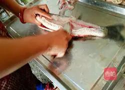 Illustration of home-style boiled fish 1