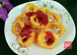 Illustration of how to make fried squid 14