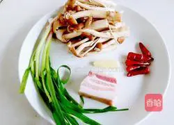 Illustration of how to make dry pot tea tree mushrooms (salt-free version) 1