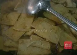 Illustration of how to make marinated dried tofu 7