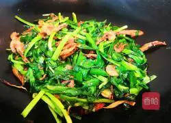 Stir-fried leeks in the river Illustration of how to make shrimp 6