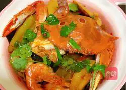 Illustration of how to make spicy crab pot 7