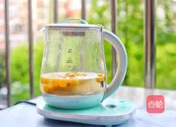 Illustration of how to make blood-tonifying red bean, pumpkin and glutinous rice balls 11