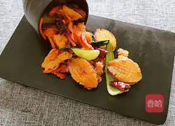 Illustration of how to make abalone fried cake 11