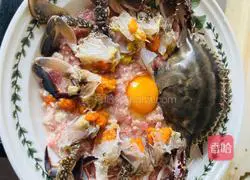 Illustration of how to make meat cakes and crabs 8