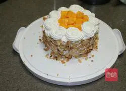 Mango Cream Cake Recipe Illustration 7