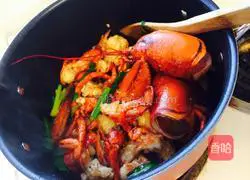 Illustration of how to make ginger and scallion lobster 7