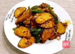 Illustration of how to make vegetarian chicken and fried meat 9