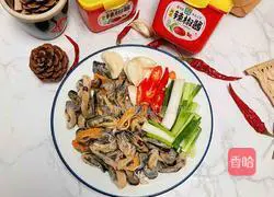 Illustration of Spicy Fried Haihong Recipe 1