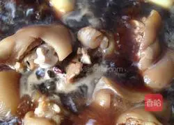 Illustration of how to make rock sugar pig's trotters 7