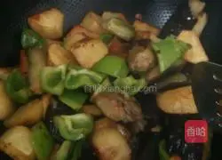 Illustration of how to make Di San Xian (less oil version) 10