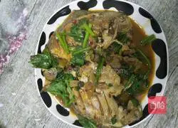 Illustration of braised large crystal fish 12