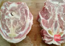 Illustration of how to make lamb neck chop 2