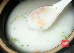 Illustration of how to make shrimp porridge 7