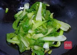 Illustration of how to make mushrooms, rapeseed and sea rice 3