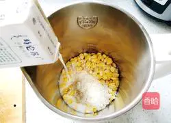 Milk-flavored corn paste recipe 4