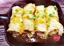 Illustration of how to make steamed cabbage rolls 15
