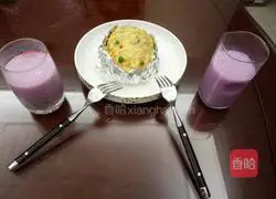 Cheese Chicken Juice, Mashed Potatoes, Milk and Purple Sweet Potato Drink Recipes Illustration 6