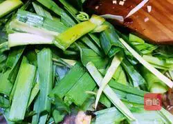 Illustration of Sichuan style twice-cooked pork with garlic sprouts 13