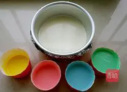 Illustration of how to make rainbow mousse 13