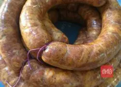 Illustration of homemade spicy sausage 9