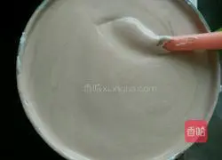 For cheese cocoa mousse cake Illustration of practice 18